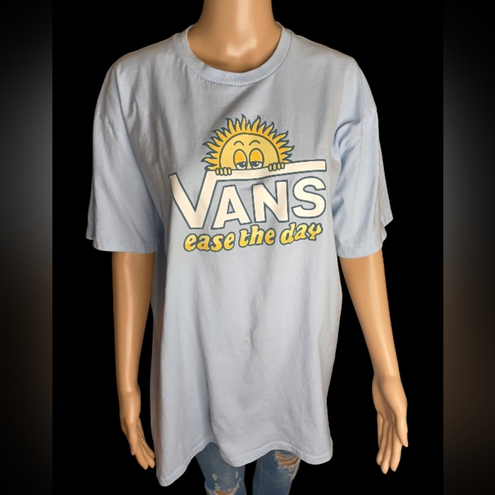 Vans Light Blue Graphic T-Shirt